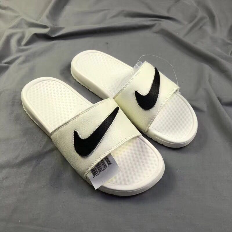 Nike Benassi JDI All White Black